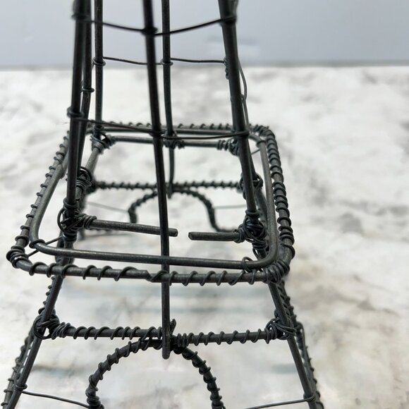 Wire Eiffel Tower Sculpture Paris France Vintage Inspired Decorative Art Piece - Picture 5 of 10